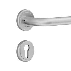 AH200 ידית מנוף/קבועה נירוסטה על רוזטה עגולה