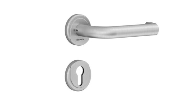 AH200 ידית מנוף/קבועה נירוסטה על רוזטה עגולה