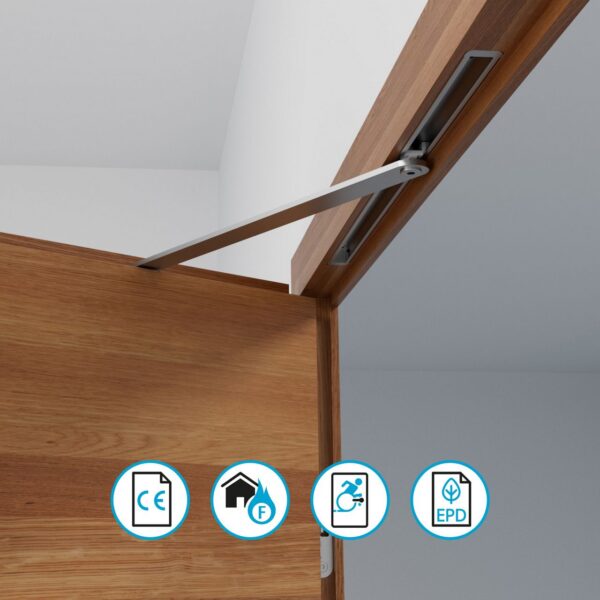 מחזיר דלת הידראולי סמוי DC850