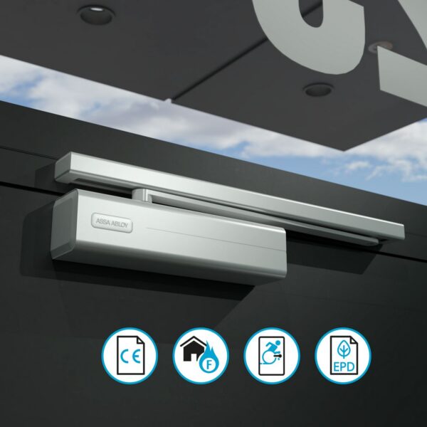 מחזיר דלת הידראולי תוצרת ASSA ABLOY דגם DC700