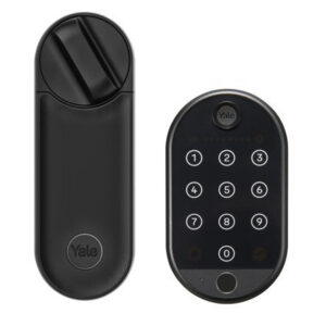 ערכת מנעול חכם Linus™ L2 + קודן טביעת אצבע + מגשר אינטרנט מובנה +קורא קרבה Yale Dot + סוללה נטענת!