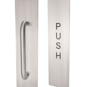 פלטת דחיפה + פלטה וידית משיכה